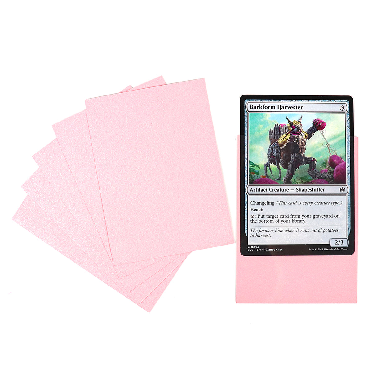 cardcosmos - Premium Matte Sleeves Pink | 100 pcs