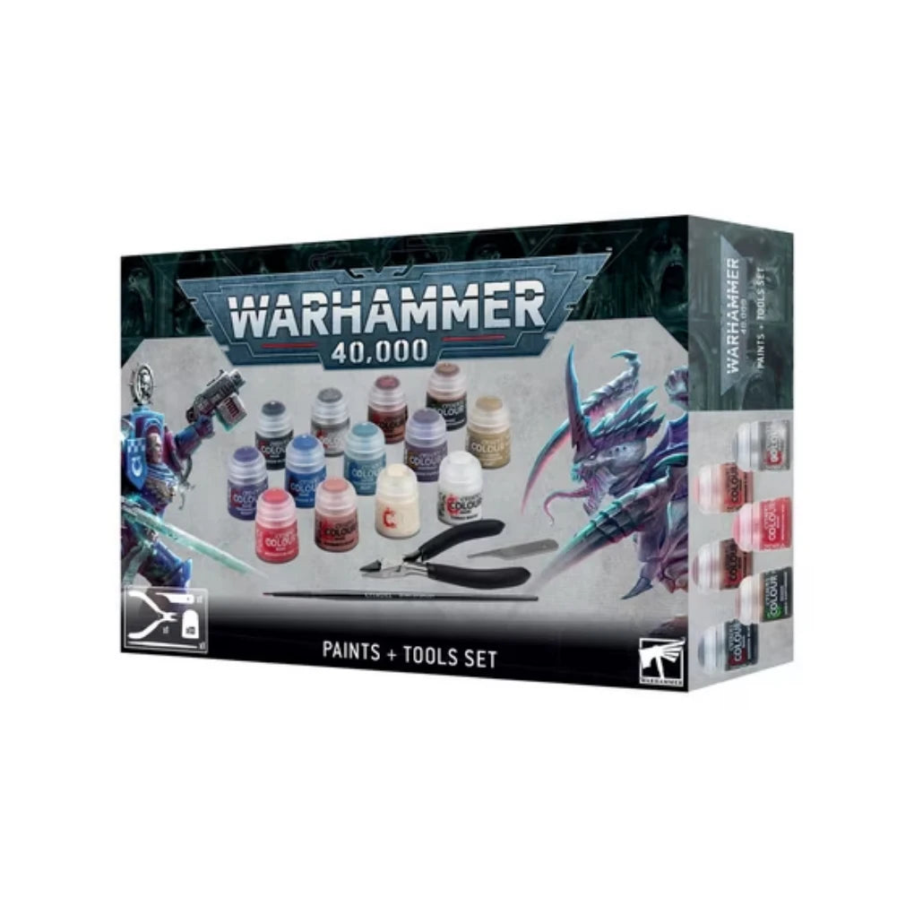 Warhammer 40.000 Paints + Tools Set