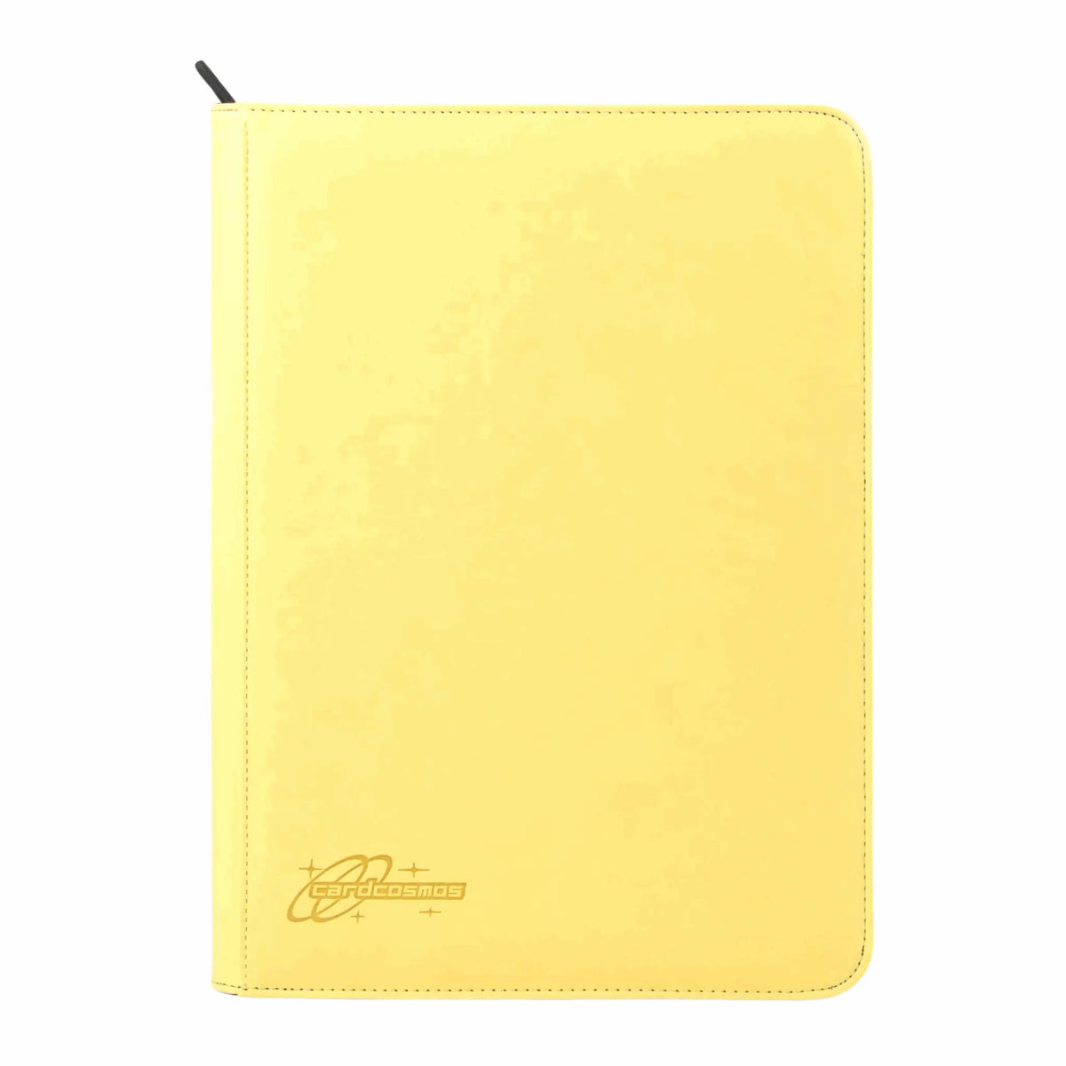 cardcosmos - 9 Pocket Zip Premium Leather Binder - Gelb