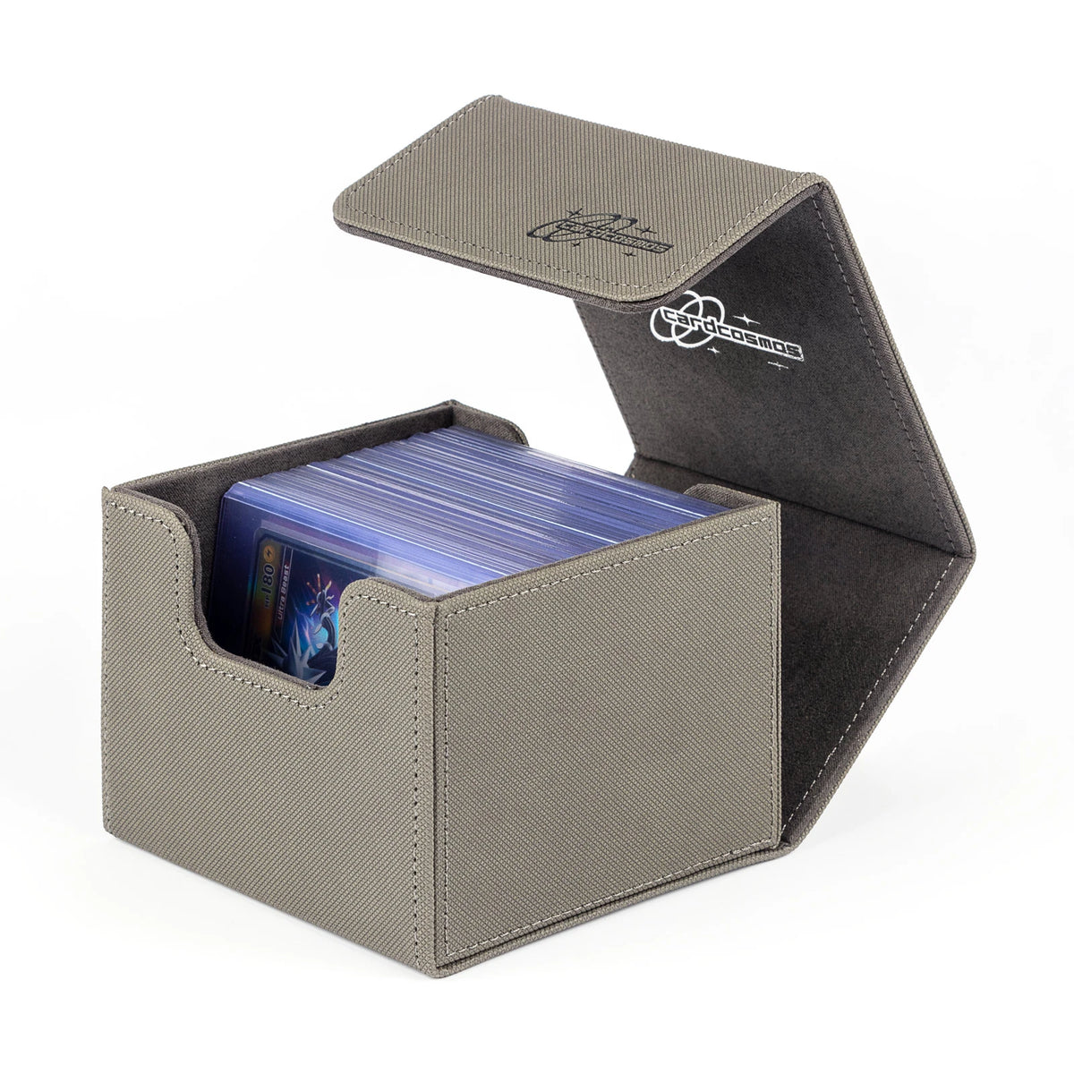 cardcosmos - 60+ Premium Toploader Deck Box - Gray