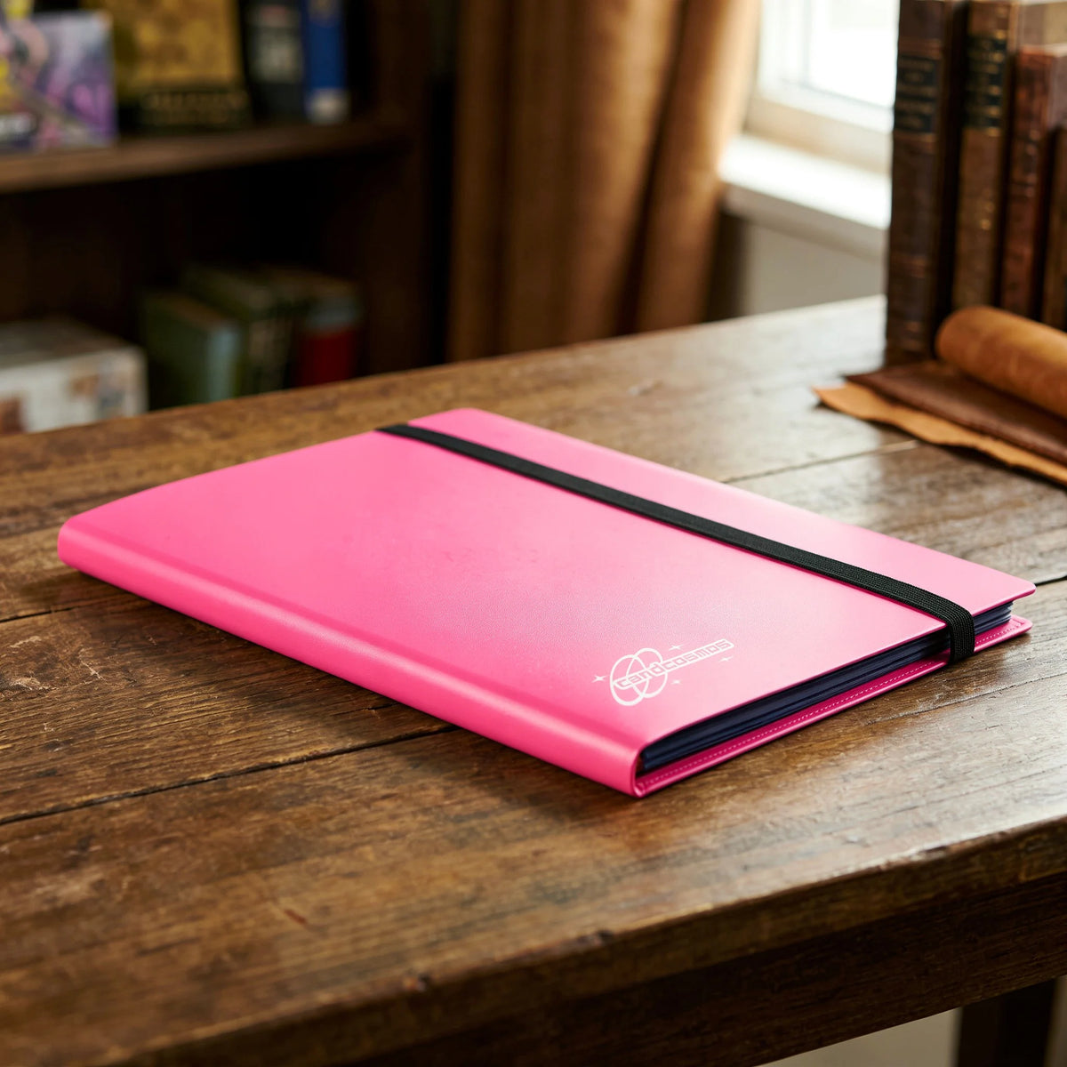 cardcosmos - 9 Pocket Basic Strap Binder - Pink