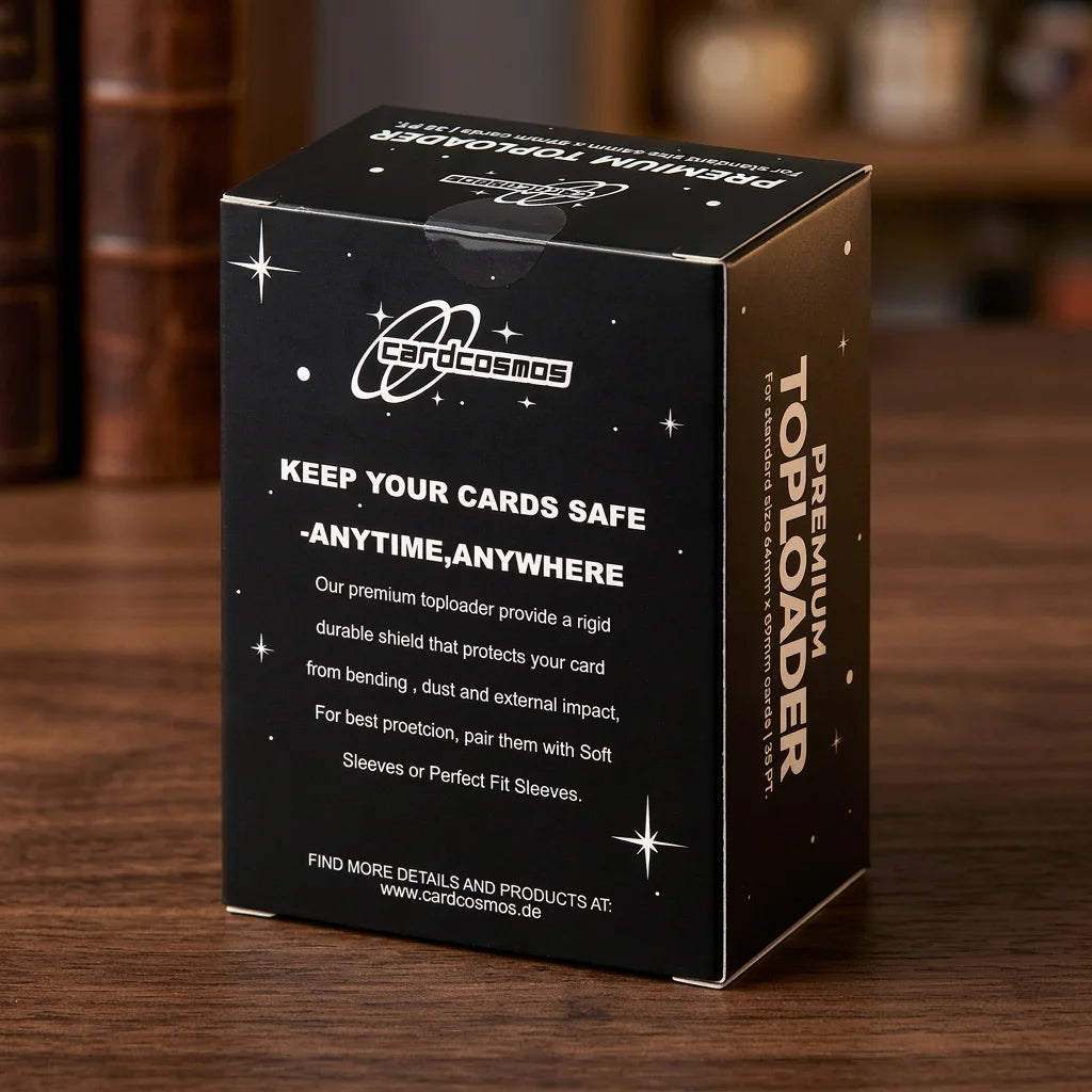 cardcosmos - 3" x 4" Premium Top Loader 35PT | 25 pcs
