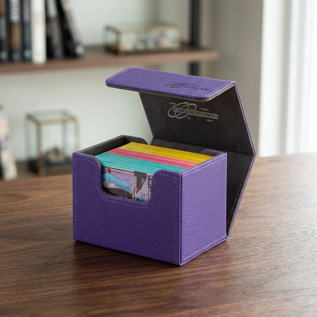 cardcosmos - 100+ Premium deck box - Purple