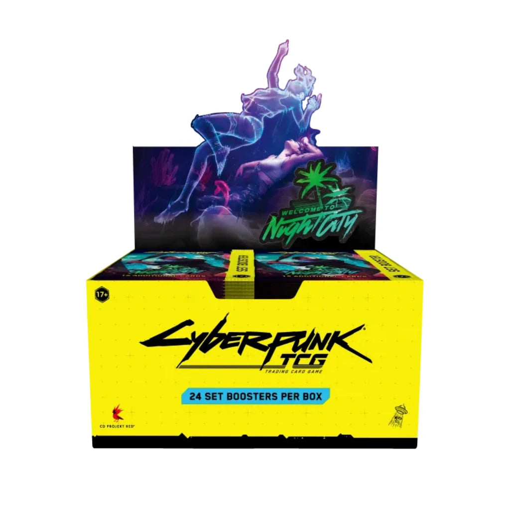 Cyberpunk TCG: Welcome to Night City Display boosterów EN