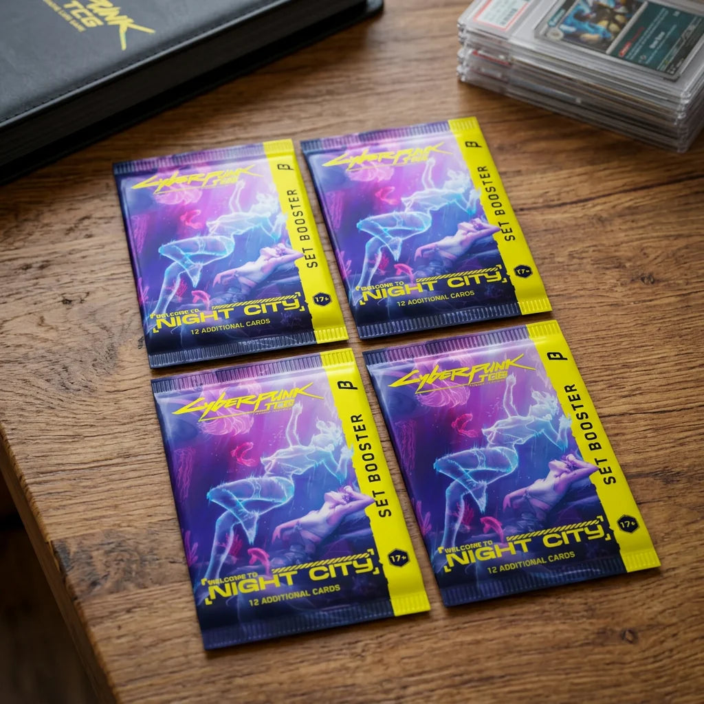 Cyberpunk TCG: Welcome to Night City Beta Display boosterów Angielski