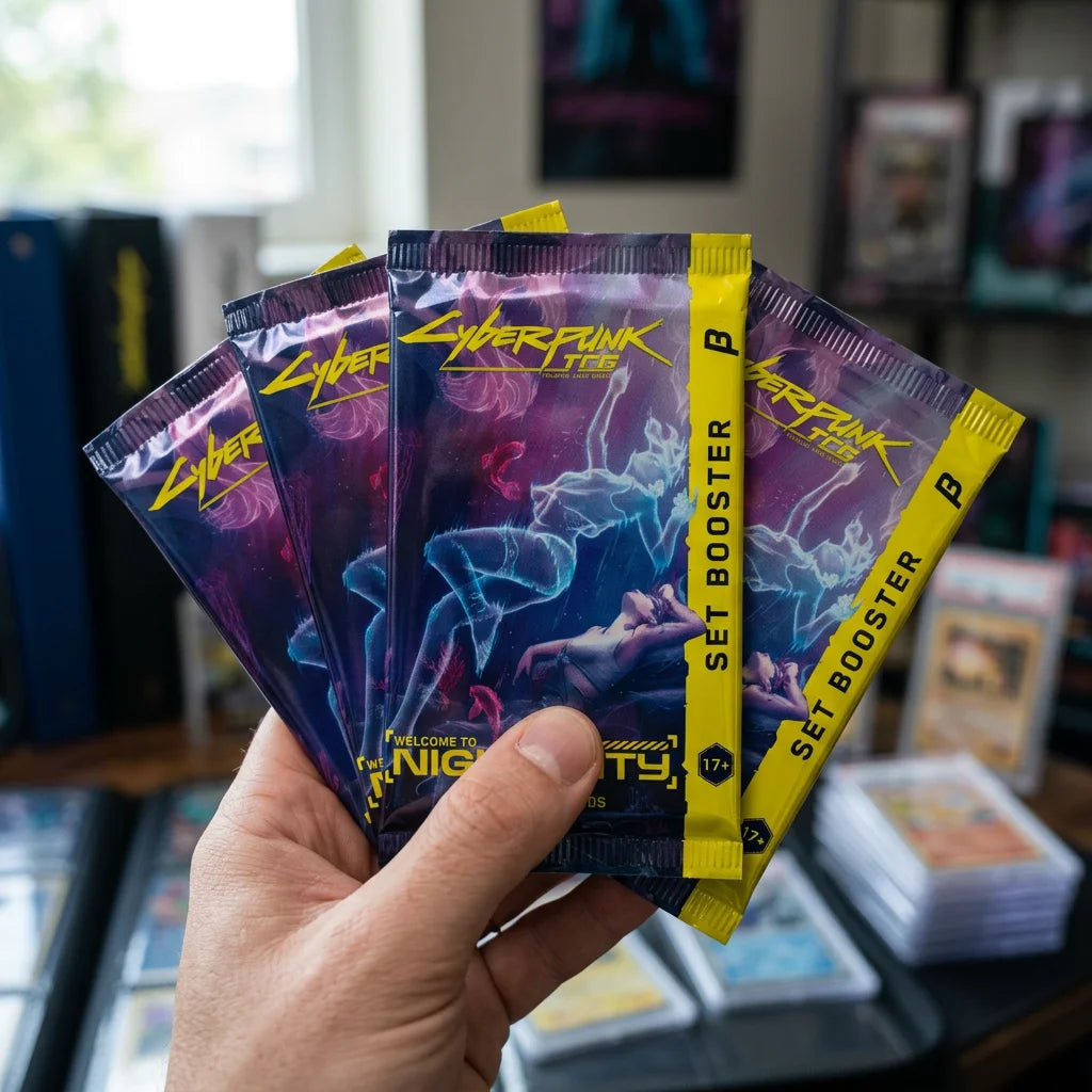 Cyberpunk TCG: Welcome to Night City Beta Display boosterów Angielski