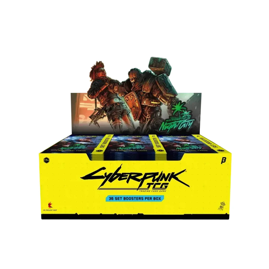 Cyberpunk TCG: Welcome to Night City Beta Display boosterów Angielski
