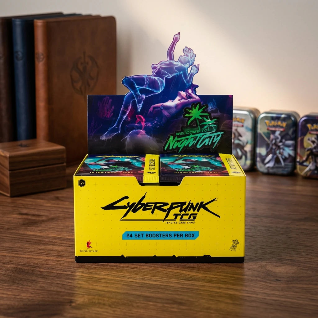 Cyberpunk TCG: Welcome to Night City Display boosterów EN