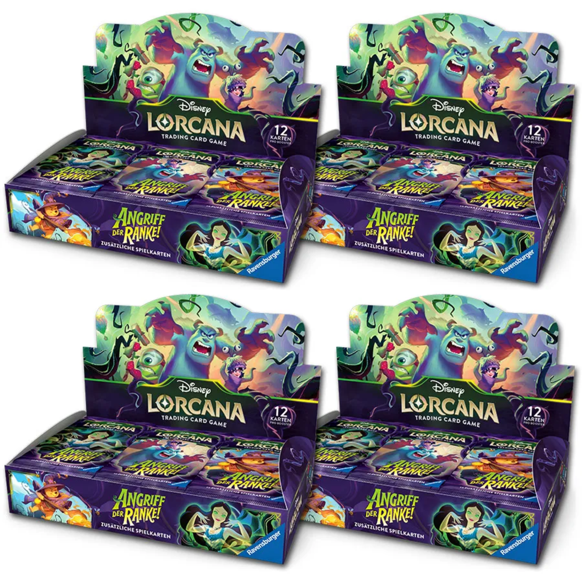 Disney Lorcana - Angriff der Ranke Display boosterów - Niemiecki