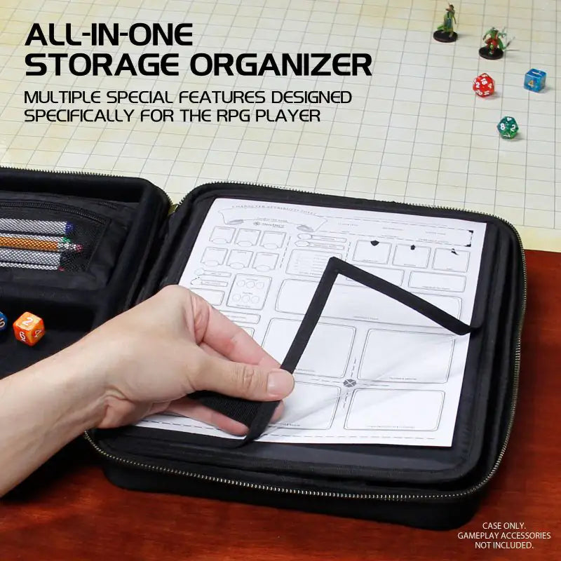ENHANCE Collector's Edition RPG Organizer Case - Dragon Black
