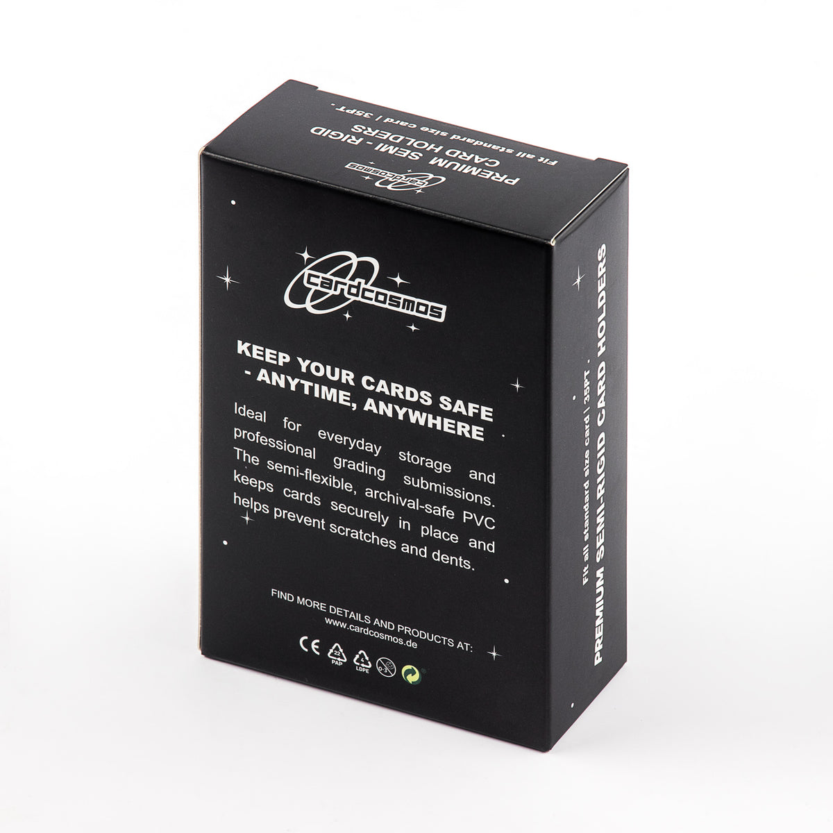 cardcosmos - Premium półsztywne koszulki na karty 35PT | 50 szt.
