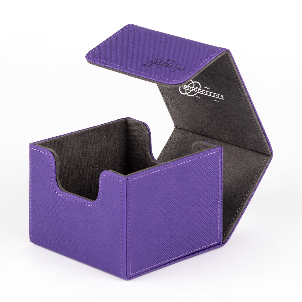 cardcosmos - 60+ Premium Toploader Deck Box - Purple