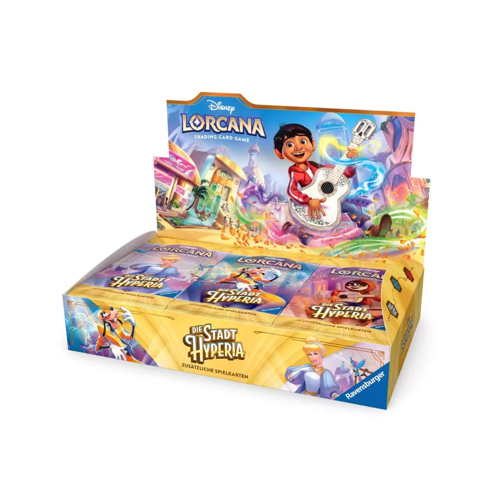 Disney Lorcana - Die Stadt Hyperia Display boosterów - Niemiecki
