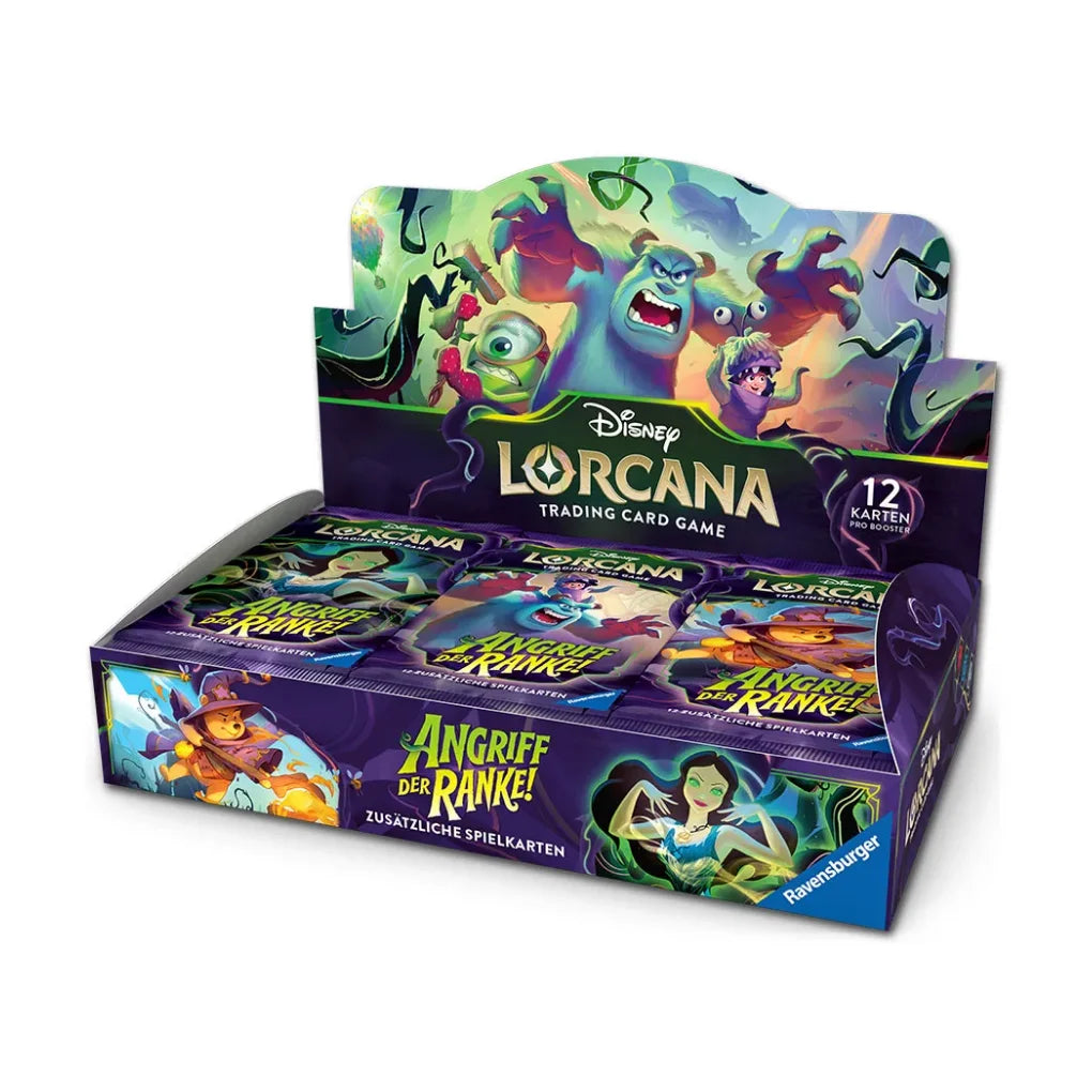 Disney Lorcana - Angriff der Ranke Display boosterów - Niemiecki