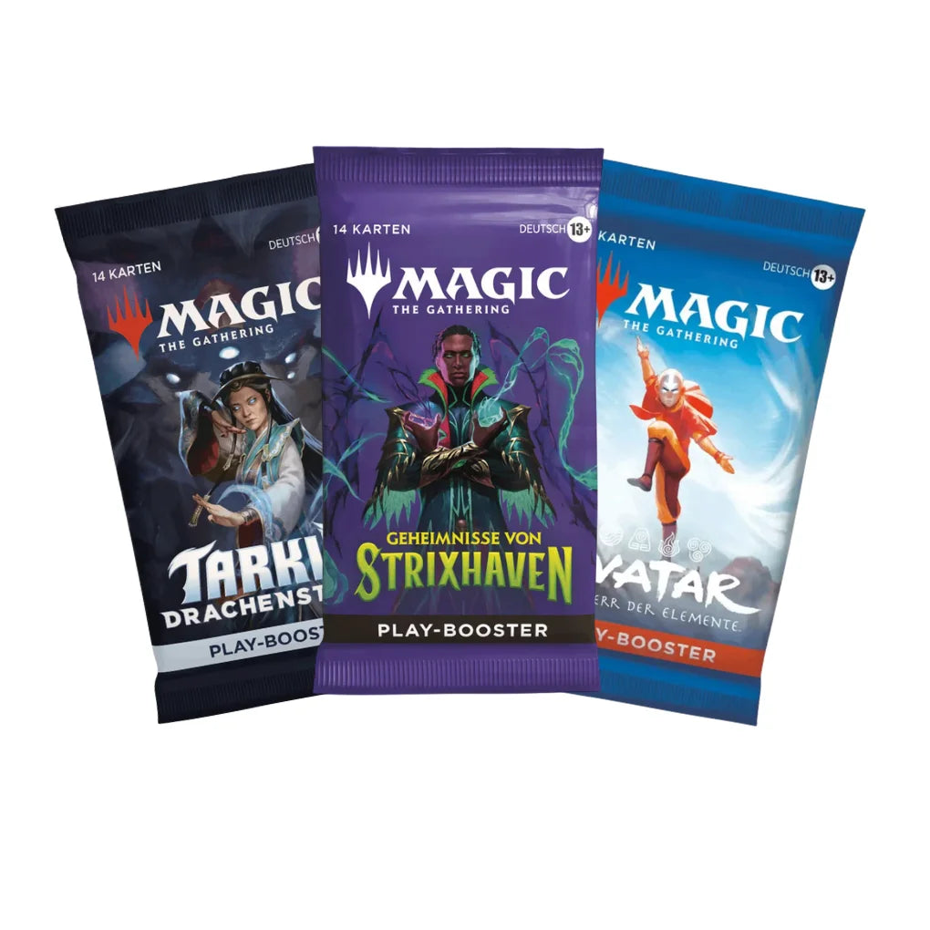 Magic: The Gathering Mystery Play Booster Set Niemiecki – 3 różne losowe Boostery