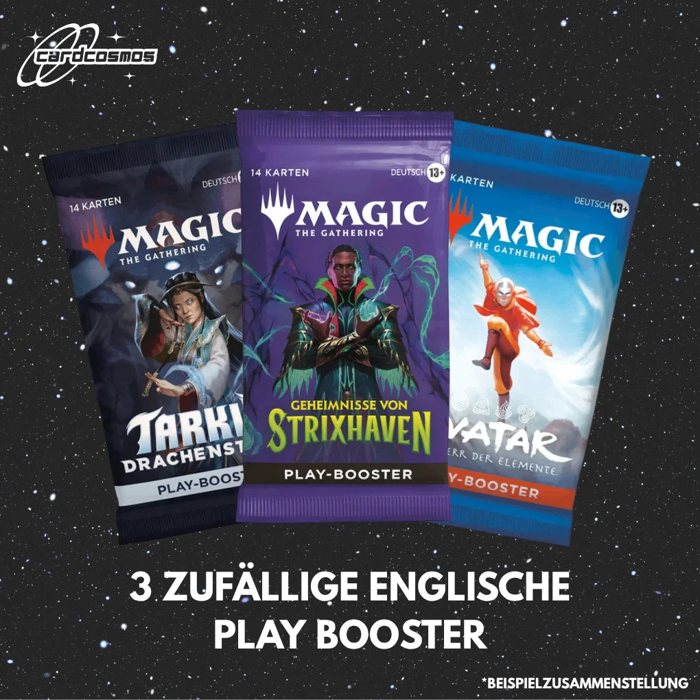 Magic: The Gathering Mystery Play Booster Set Niemiecki – 3 różne losowe Boostery