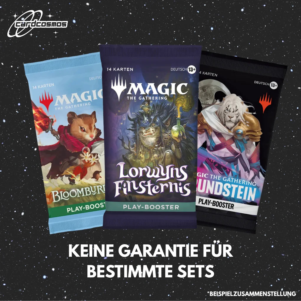 Magic: The Gathering Mystery Play Booster Set Niemiecki – 3 różne losowe Boostery