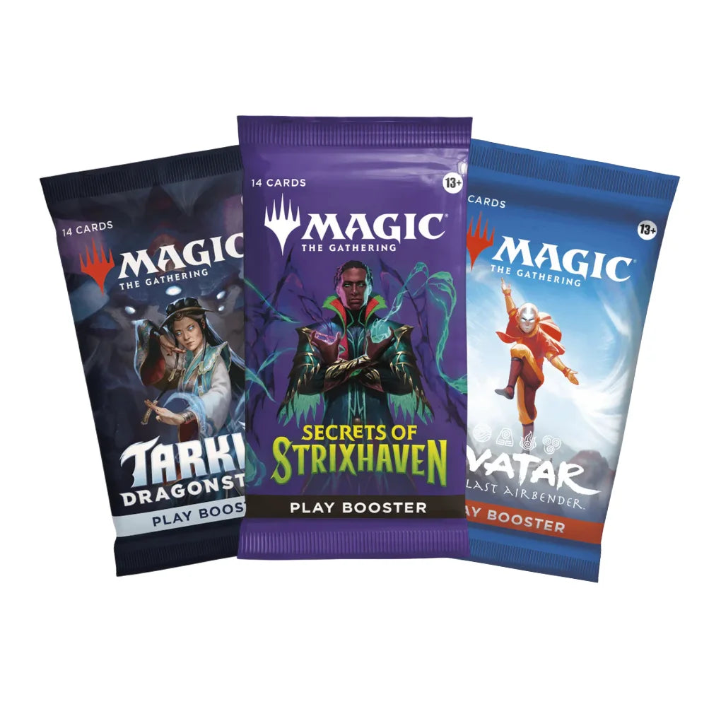 Magic: The Gathering Mystery Play Booster Set Angielski – 3 różne losowe Boostery