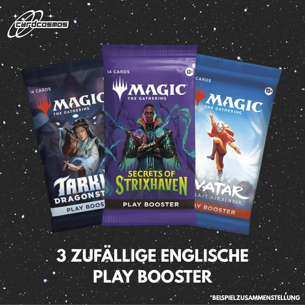 Magic: The Gathering Mystery Play Booster Set Angielski – 3 różne losowe Boostery