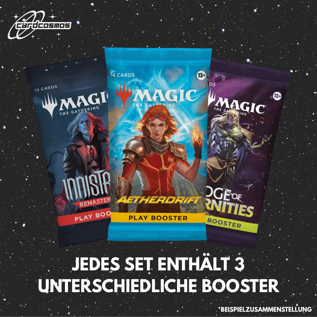 Magic: The Gathering Mystery Play Booster Set Angielski – 3 różne losowe Boostery