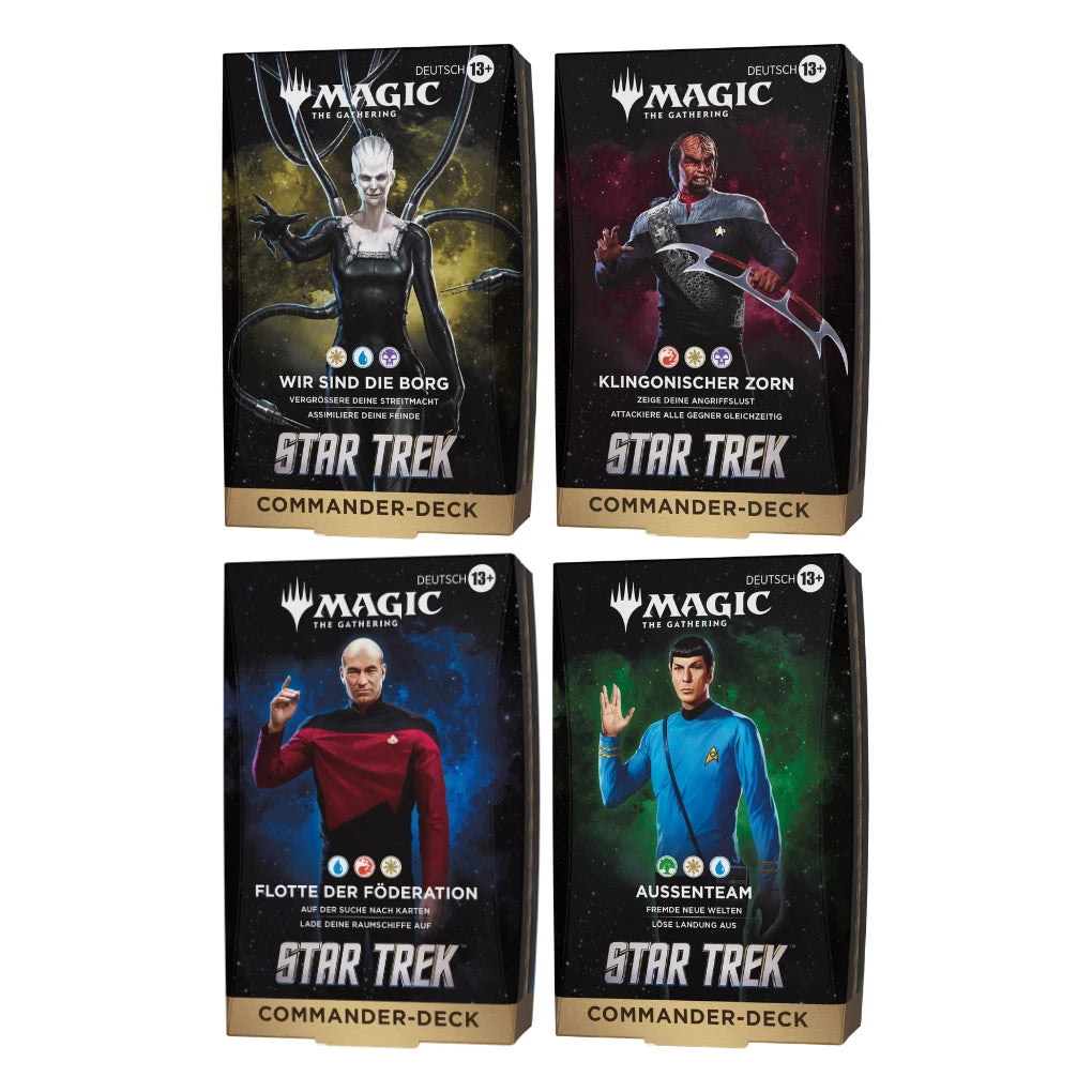 Magic: The Gathering - Star Trek Commander deck set - Niemiecki