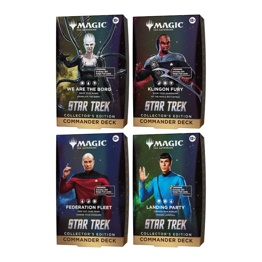Magic: The Gathering - Star Trek Collector's Edition Commander deck set - Angielski