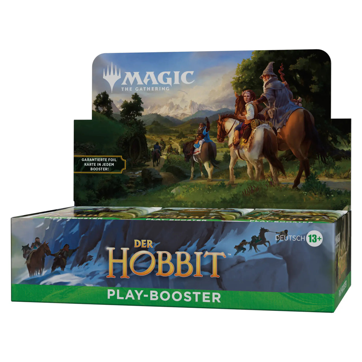 MTG The Hobbit Play booster box Niemiecki + Forest Zip Binder Bundle