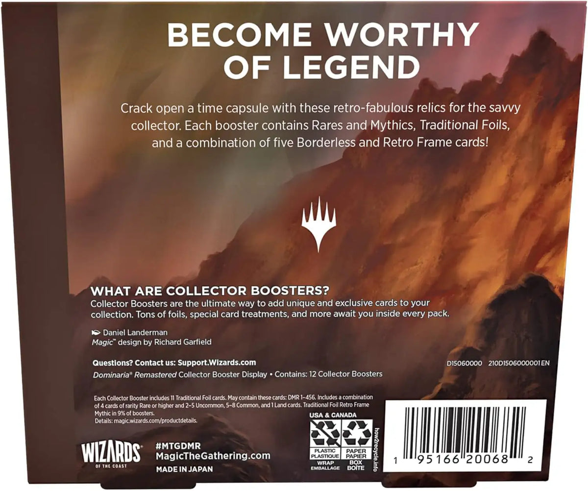 Magic: The Gathering - Dominaria Remastered Collector Booster Box - EN