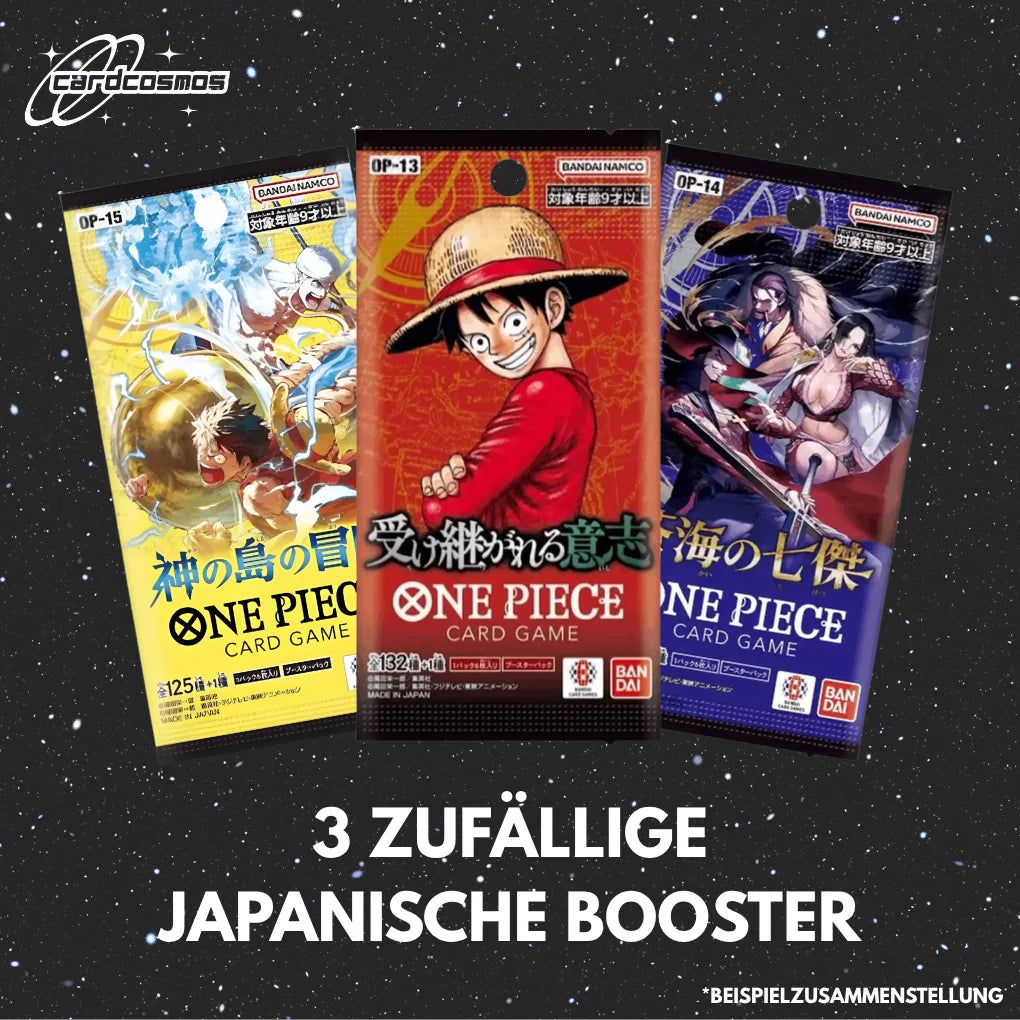 One Piece Card Game Japan Mystery Booster Set – 3 różne losowe paczki