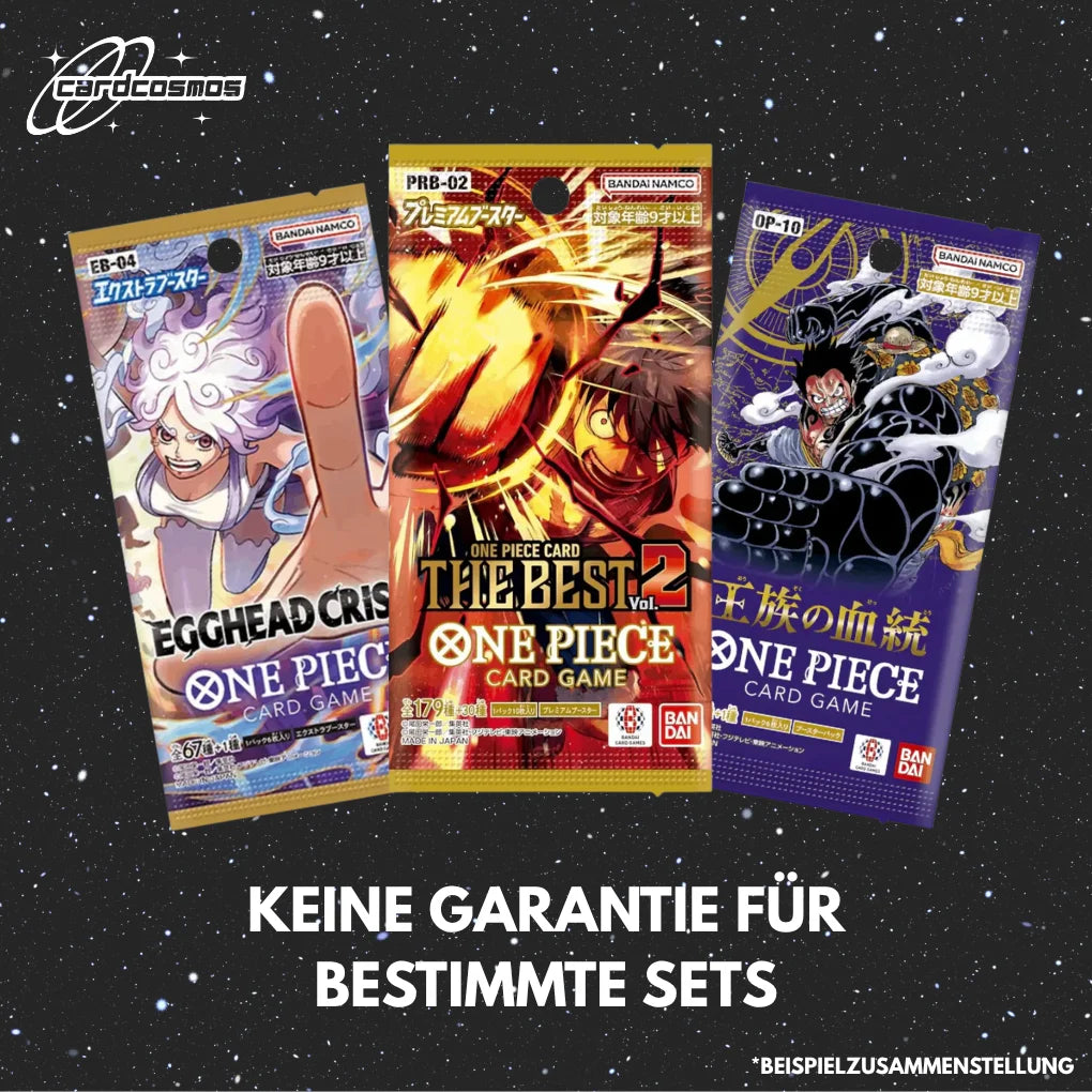 One Piece Card Game Japan Mystery Booster Set – 3 różne losowe paczki