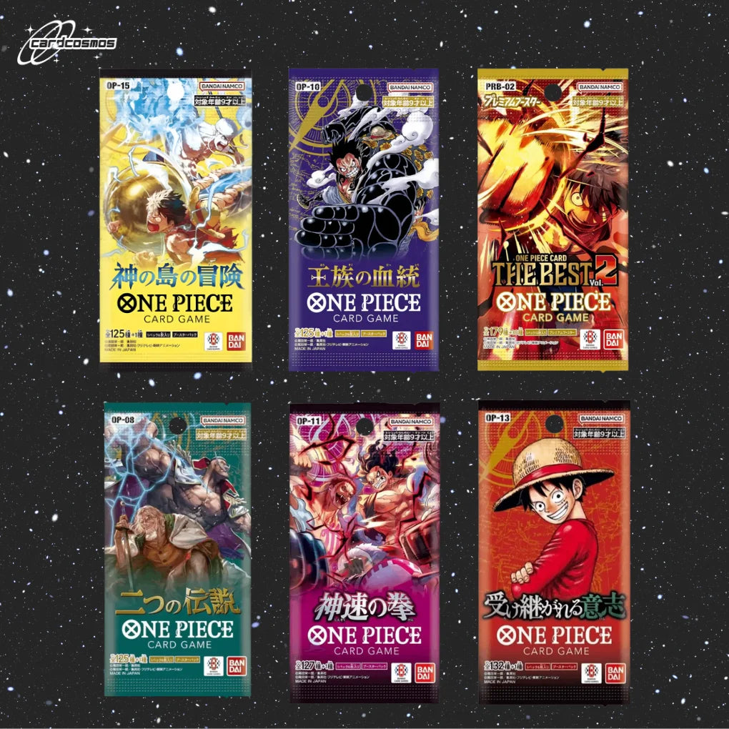 One Piece Card Game Japan Mystery Booster Set – 3 różne losowe paczki