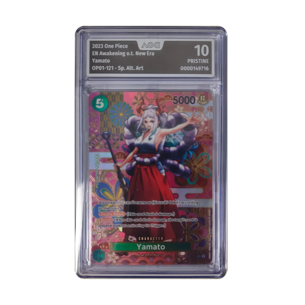 One Piece - Yamato Produkt specjalny Alt. Art OP01-121 (Awakening of the New Era) – AOG 10 Nieskazitelny