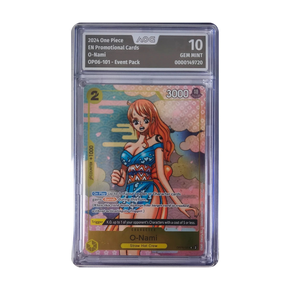 One Piece - O-Nami Event Pack OP06-101 (Karty promocyjne) – AOG 10 Gem mint
