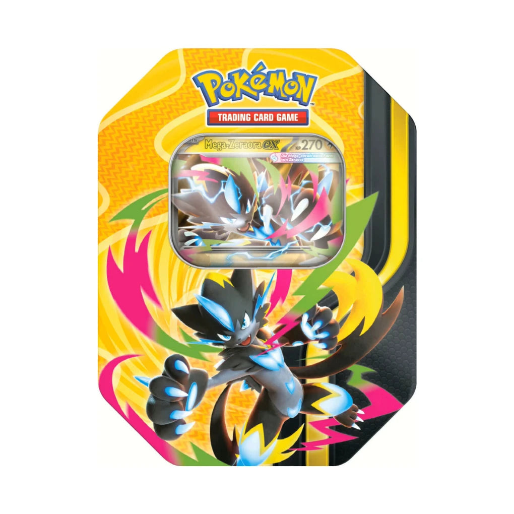 Pokémon - Mega-Entwicklung Metalowa puszka #132 Mega-Zeraora-ex - Niemiecki