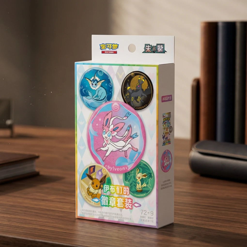Pokémon - Terastal Grand Gathering Zestaw odznak - Chiński
