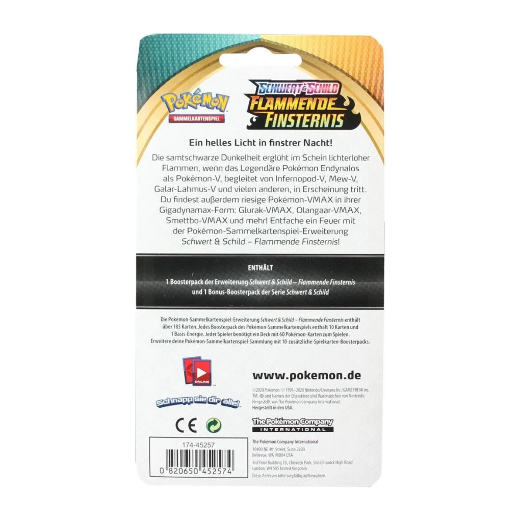 Pokémon Flammende Finsternis & Clash der Rebellen 2-Pack-Blister - DE