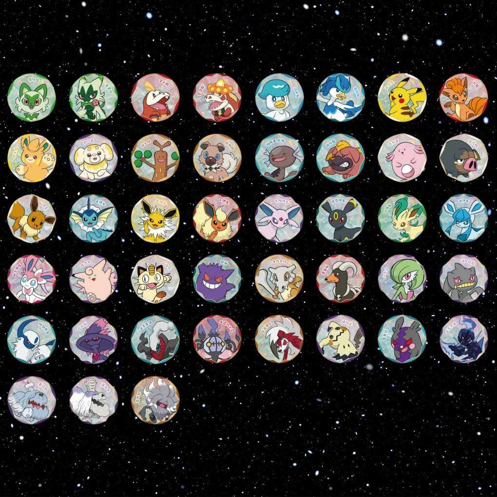 Pokémon Gem Pack Badge Set CHN – 3 Booster + Promo + Magnet Badge