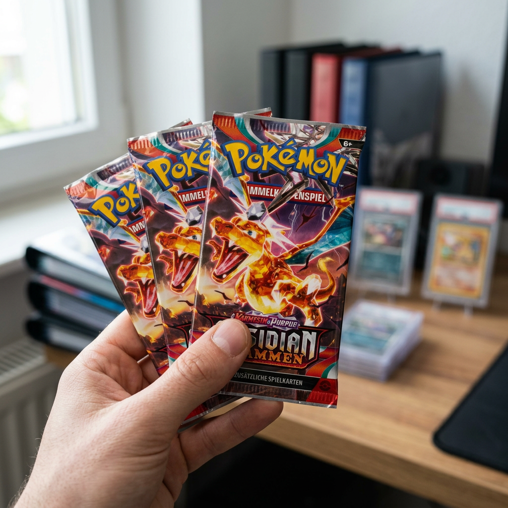 Pokémon - Obsidianflammen Booster Display - German