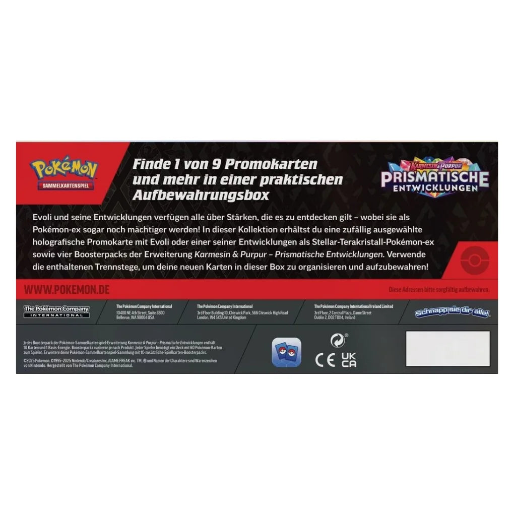 Pokémon - Karmesin & Purpur - Prismatische Entwicklungen Surprise Box - German