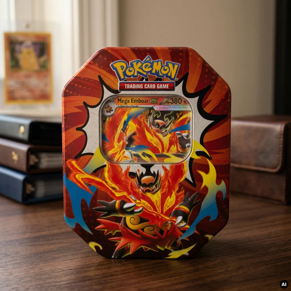 Pokémon - Ascended Heroes Mega Emboar ex Puszka - Angielski