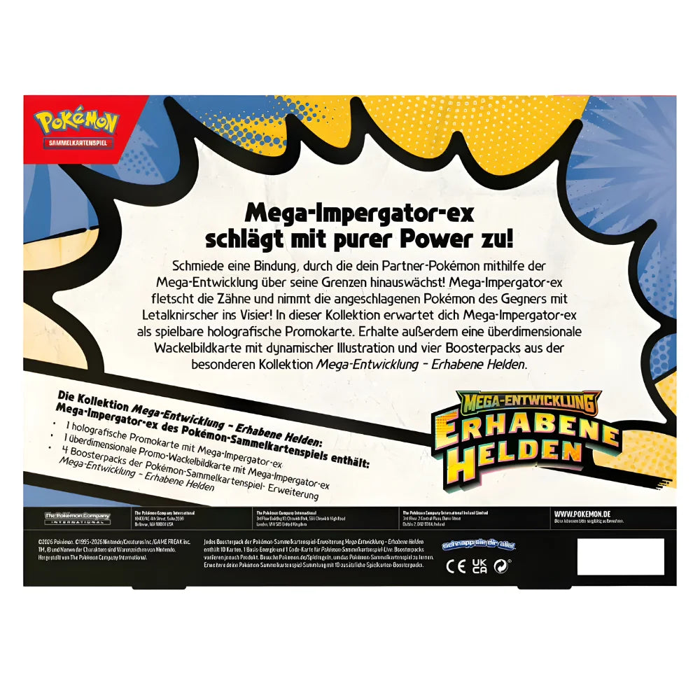 Pokémon - Mega Evolution Exalted Heroes – Mega Impergator ex Collection Box - DE