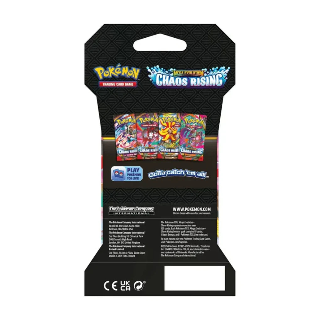 Pokémon - Mega Evolution: Chaos Rising 1x Sleeved Booster - EN