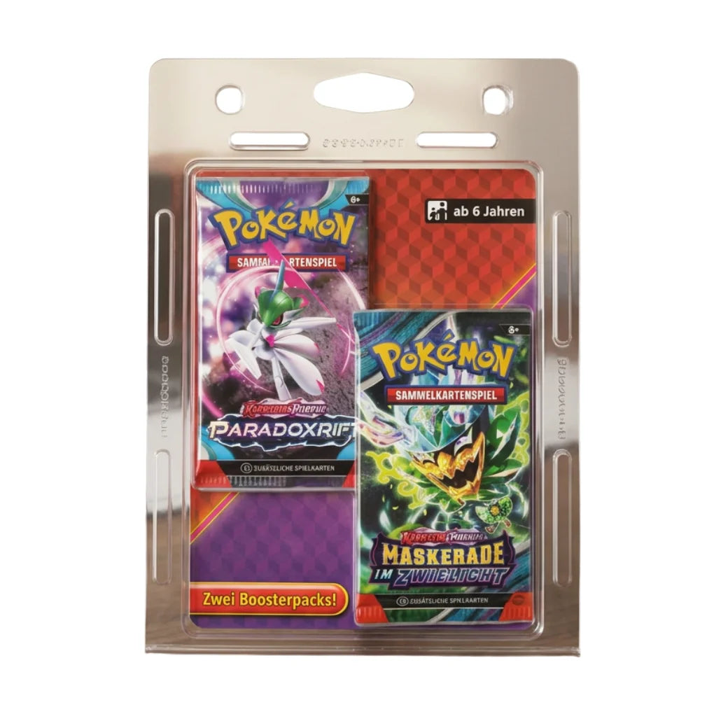 Pokémon - Paradox Rift & Maskerade im Zwielicht 2-Pack-Blister - DE
