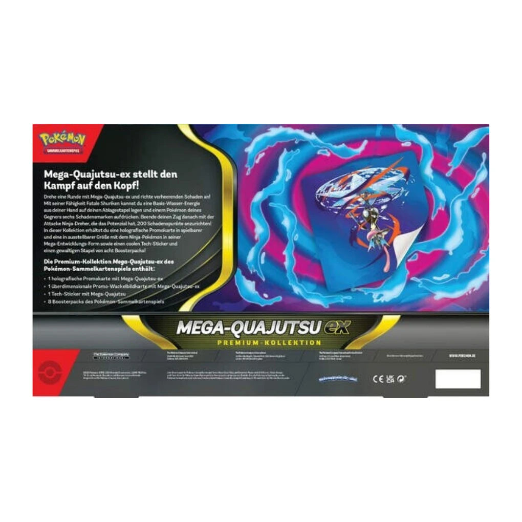 Pokémon - Mega-Quajutsu-ex Kolekcja premium - Niemiecki