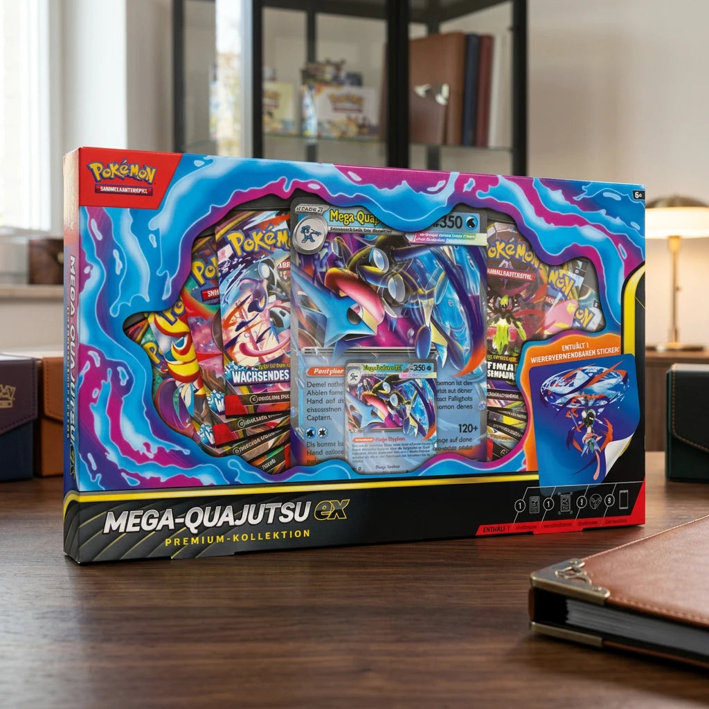 Pokémon - Mega-Quajutsu-ex Kolekcja premium - Niemiecki