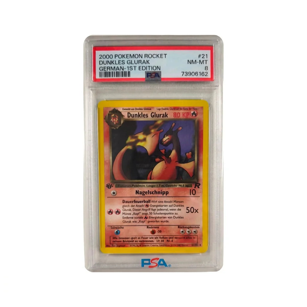 Pokémon - Dark Charizard #21/82 1st Edition (Team Rocket) – PSA 8 NM-MT