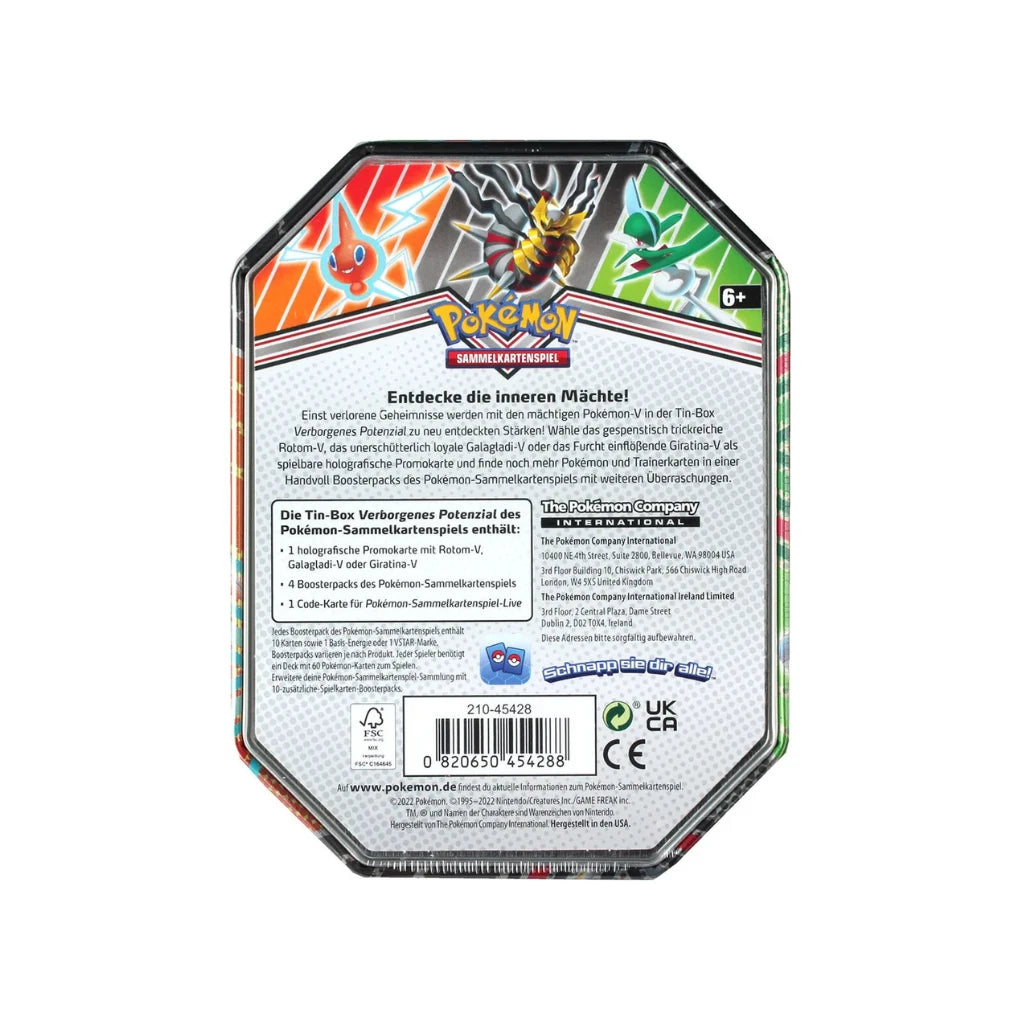 Pokémon - Verborgenes Potenzial Giratina-V Puszka - Niemiecki