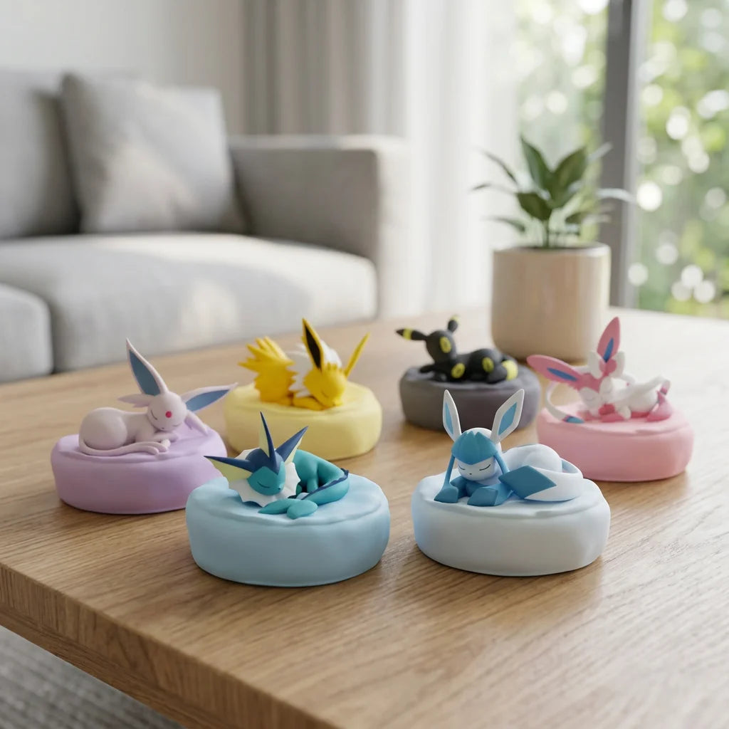 Pokémon Eeveelutions Sleeping Series Blind Box – Eevee & Evolutions Collectible Figure