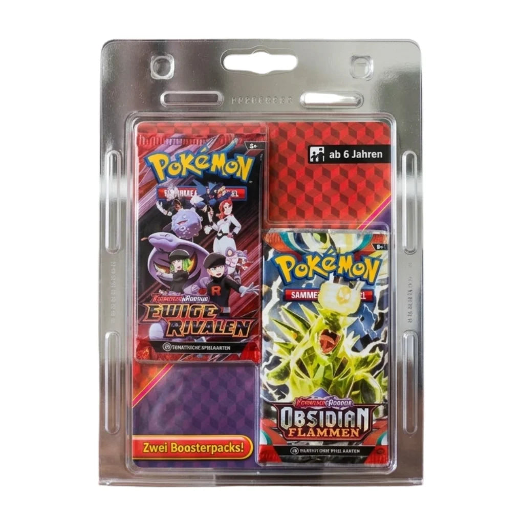 Pokémon - Ewige Rivalen & Obsidian Flammen 2-Pack-Blister - DE