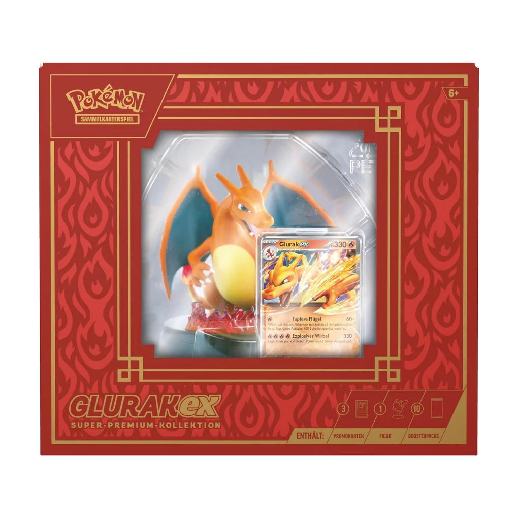 Pokémon - Charizard ex - Super Premium Collection with Figure - German